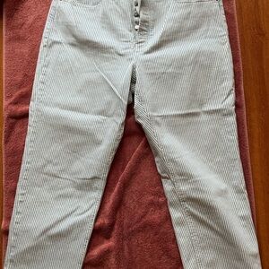 Old Navy Blue and White Striped Pants